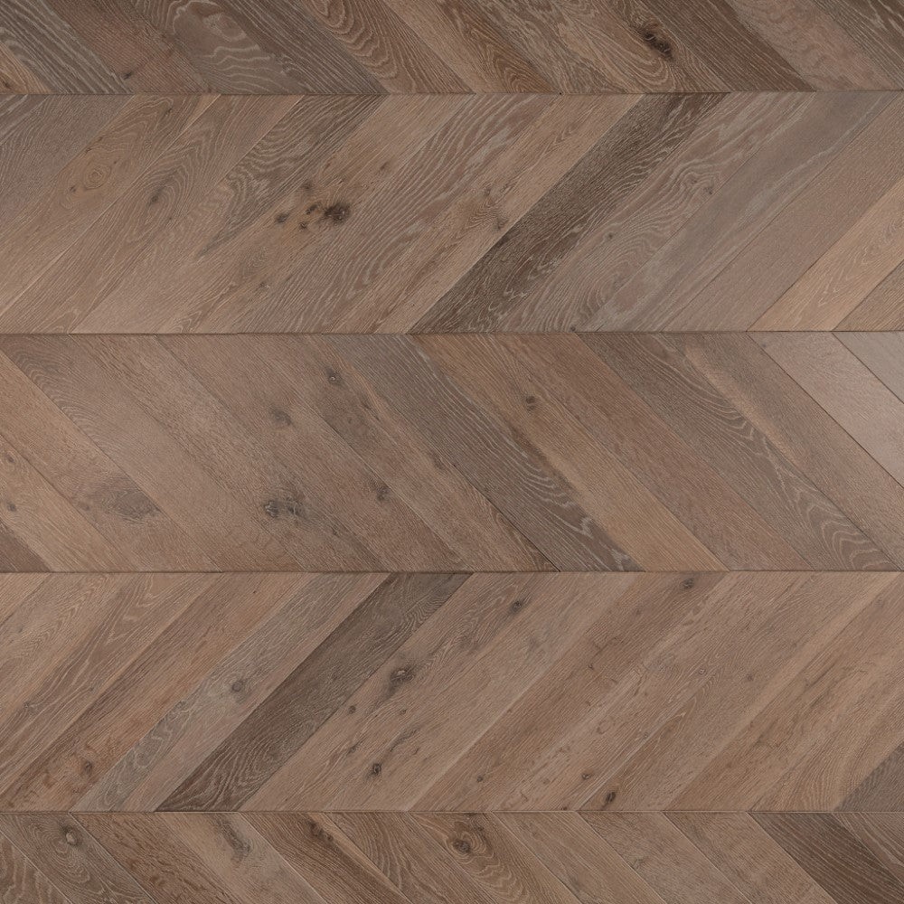 WFUK Homeland Oak Smoked Grey Chevron 14 x 90mm UV Oiled