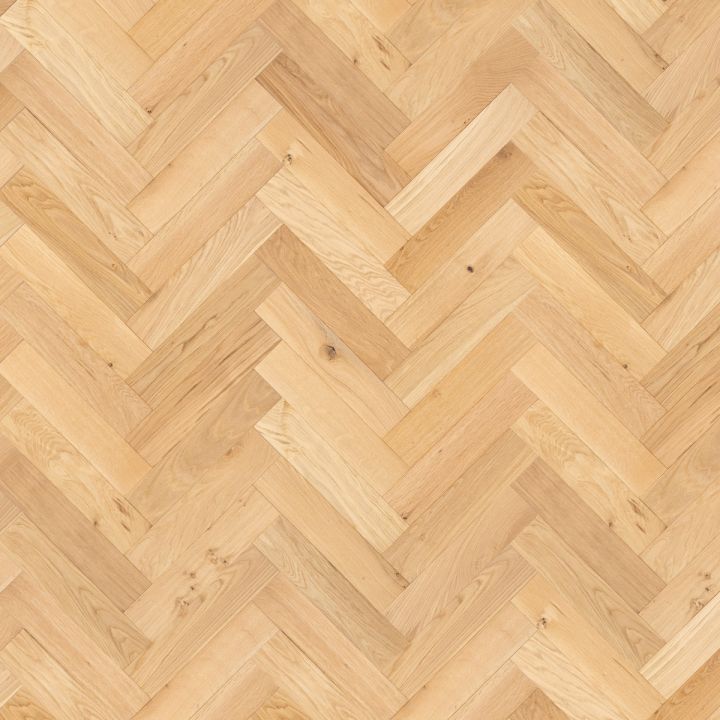 V4 Natural Oak Herringbone 14mm x 90mm Oiled