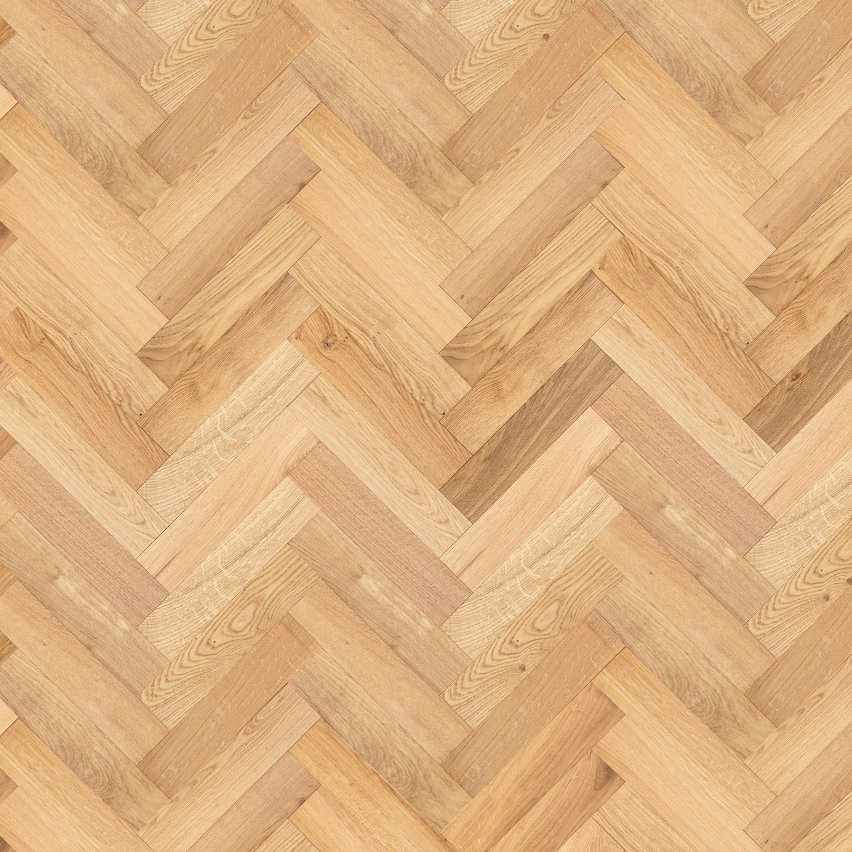 V4 Brushed Oak Herringbone 14mm x 90mm Matt Lacquered